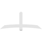 Ekena Millwork Bellingham Architectural Grade PVC Gable Bracket, 84"W x 35"H x 4"D x 6"F, 10/12 Pitch GBP084X35X0406BEL00 - alternate 2